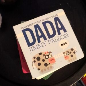 Dada cute blue baby book Hardback hardcover children's boy girls jimmy Fallon